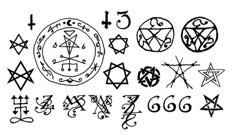 Witchcraft symbol font